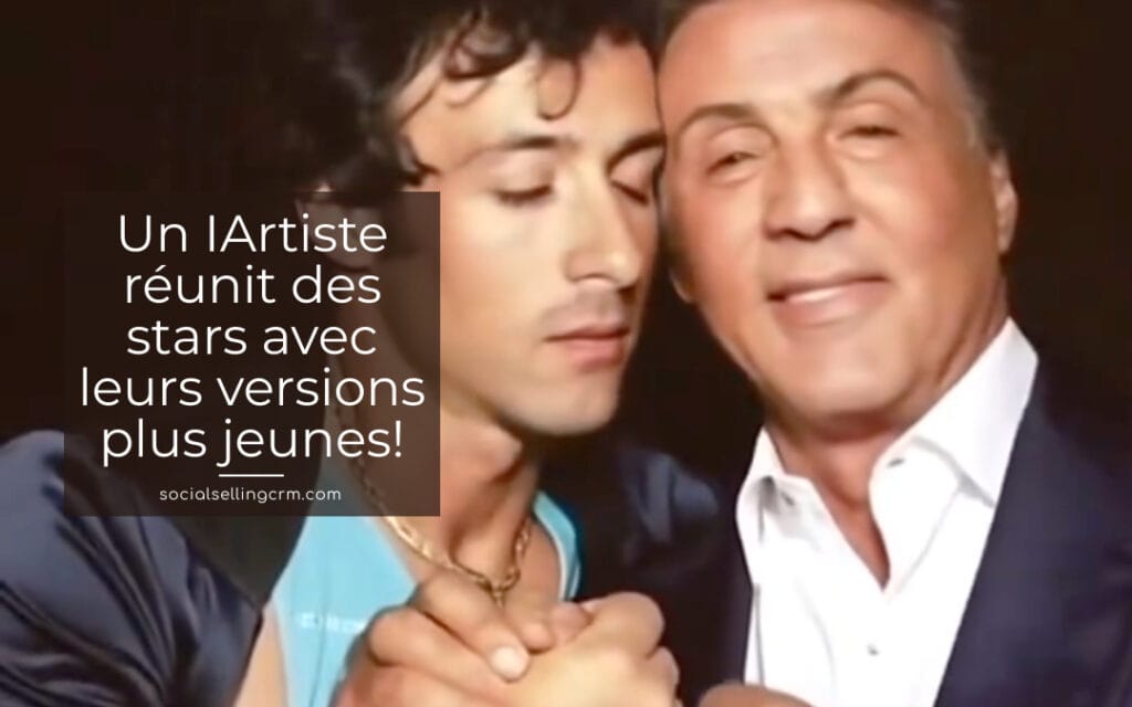 Un IArtiste r&eacute;unit des stars avec leurs versions plus jeunes!