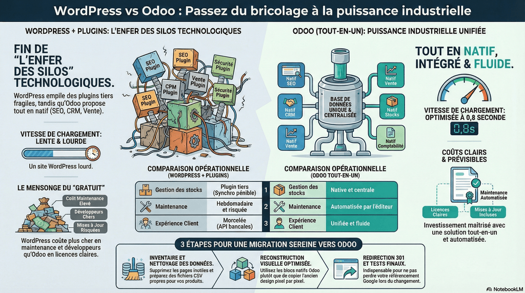 remplacer WordPress par Odoo